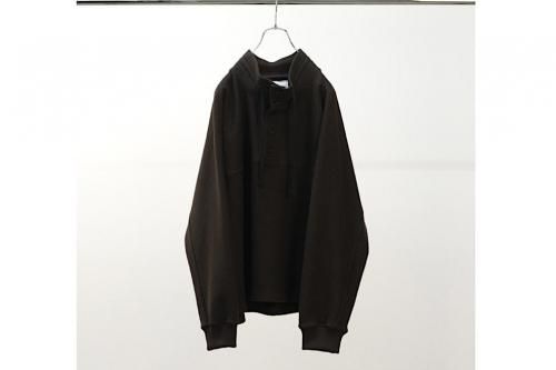 <img class='new_mark_img1' src='https://img.shop-pro.jp/img/new/icons2.gif' style='border:none;display:inline;margin:0px;padding:0px;width:auto;' />ANCELLM / HENLEY PULL OVER SHIRT(D.BROWN)