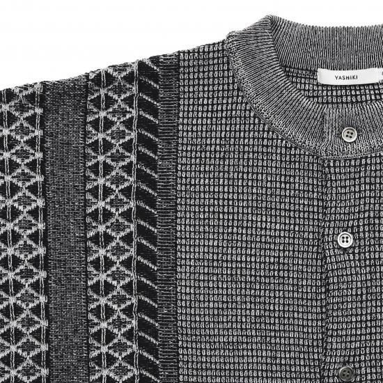 YASHIKI / Ginka Cardigan(MIX-GRAY) | ギンカカーディガン(ミックス