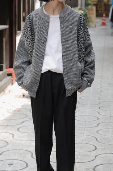 YASHIKI / Ginka Cardigan(MIX-GRAY) | ギンカカーディガン