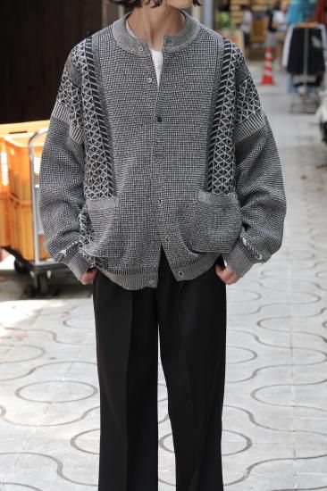 YASHIKI / Ginka Cardigan(MIX-GRAY) | ギンカカーディガン
