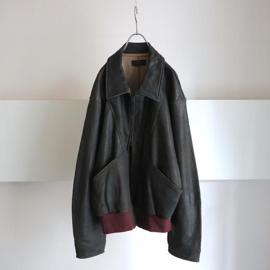 ANTHEM A / CRACK TERRY BLOUSON(BROWN) | クラックテリー