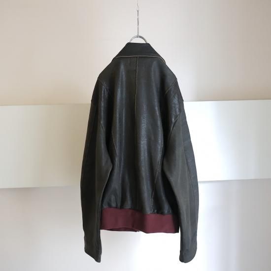 ANTHEM A / CRACK TERRY BLOUSON(BROWN) | クラックテリーブルゾン