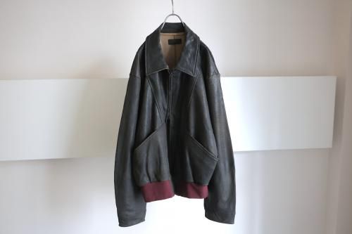 <img class='new_mark_img1' src='https://img.shop-pro.jp/img/new/icons2.gif' style='border:none;display:inline;margin:0px;padding:0px;width:auto;' />ANTHEM A / CRACK TERRY BLOUSON(BROWN)