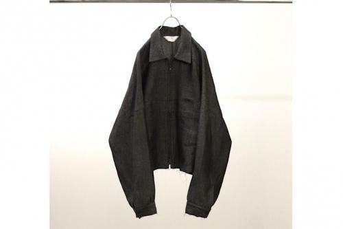 <img class='new_mark_img1' src='https://img.shop-pro.jp/img/new/icons2.gif' style='border:none;display:inline;margin:0px;padding:0px;width:auto;' />ANCELLM / SHRINK WOOL SHORT ZIPUP SHIRT JACKET(BROWN)