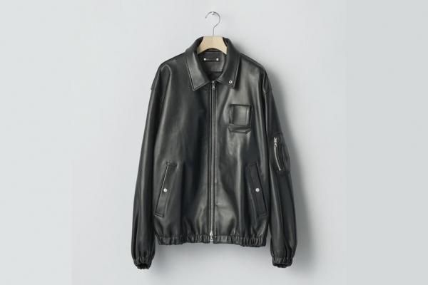 ssstein | シュタイン SHEEP LEATHER FLIGHT JACKET(BLACK
