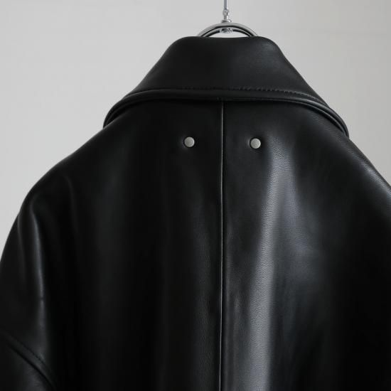 ssstein | シュタイン SHEEP LEATHER FLIGHT JACKET(BLACK) / シープ
