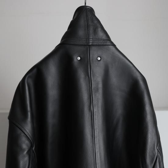 ssstein | シュタイン SHEEP LEATHER FLIGHT JACKET(BLACK) / シープ