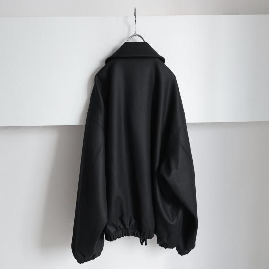 さえ様 ssstein | シュタイン MELTON OVERSIZED ZIP JACKET(BLACK