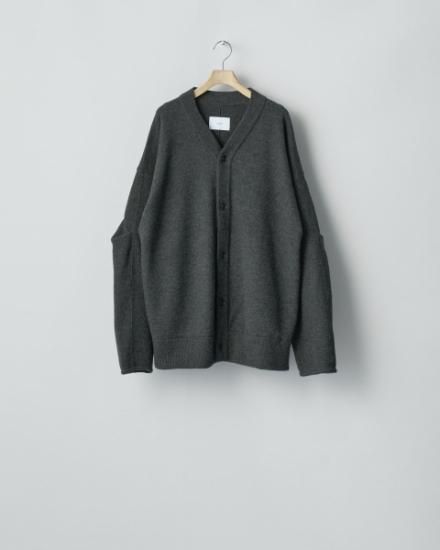 ssstein カーディガン　ニット ssstein | シュタイン EXTRA FINE WOOL KNIT TUCKED CARDIGAN
