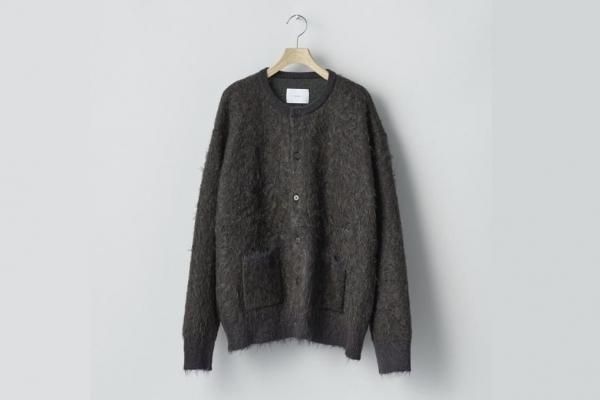 ssstein | シュタイン KID MOHAIR MIX JACQUARD KNIT CARDIGAN