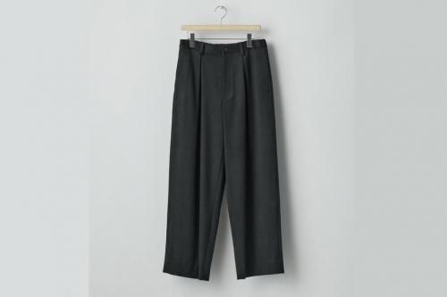 <img class='new_mark_img1' src='https://img.shop-pro.jp/img/new/icons2.gif' style='border:none;display:inline;margin:0px;padding:0px;width:auto;' />ssstein / W/CA BEAVER EASY WIDE TROUSERS(BLACK)