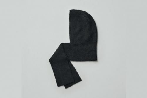 <img class='new_mark_img1' src='https://img.shop-pro.jp/img/new/icons2.gif' style='border:none;display:inline;margin:0px;padding:0px;width:auto;' />ssstein / WOOL/ALPACA MILLED KNIT BALACLAVA(BLACK)