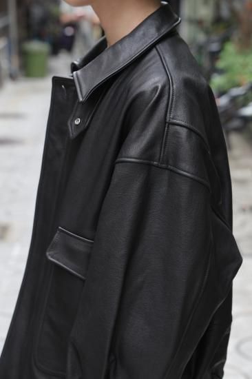 YOKE LEATHER FLIGHT JACKET レザージャケット YOKE - 【残りわずか】Leather Flight Jacket | ACRMTSM ONLINE STORE