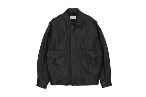 <img class='new_mark_img1' src='https://img.shop-pro.jp/img/new/icons2.gif' style='border:none;display:inline;margin:0px;padding:0px;width:auto;' />YOKE / Leather Flight Jacket(BLACK)