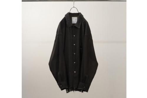 <img class='new_mark_img1' src='https://img.shop-pro.jp/img/new/icons2.gif' style='border:none;display:inline;margin:0px;padding:0px;width:auto;' />ANCELLM / WOOL KERSEY SHIRT(BROWN)