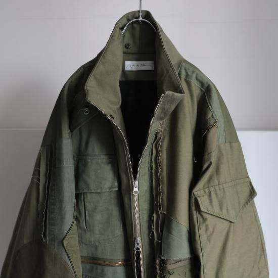 hooked vintage 購入 ブルゾン made by filum | REBUILD MILITARY BLOUSON 