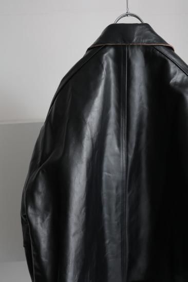 サイズ1 Ancellm H.L ZIP UP JACKET レザージャケット H.L ZIP UP JACKET – ANCELLM