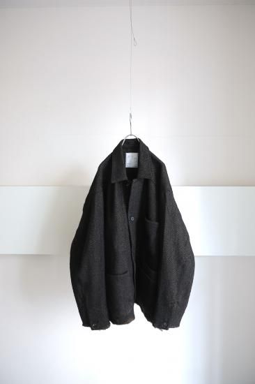 【新品】ANCELLMダメージウールヘリンボーン カバーオール25AW 完売 2025AW】 ANCELLM (アンセルム) 