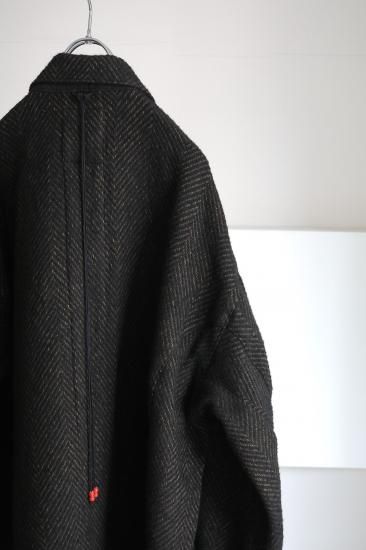 【新品】ANCELLMダメージウールヘリンボーン カバーオール25AW 完売 2025AW】 ANCELLM (アンセルム) 