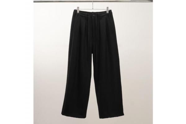 パンツ 24AW ANCELLM WOOL WIDE EASY TUCK SLACKS ANCELLM - WOOL WIDE EASY TUCK SLACKS | D.BROWN | スラックス