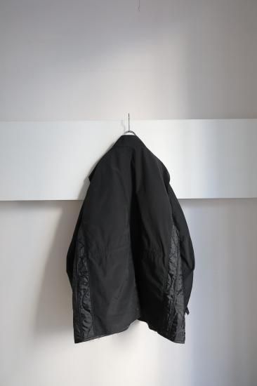 ＊o Bresci＊ミリタリーブルゾン ブラック M Alberto Bresci＊ミリタリーブルゾン ブラック M