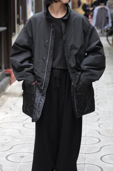 ＊o Bresci＊ミリタリーブルゾン ブラック M セール】ギャザーミリタリーブルゾン（ブルゾン）｜antiqua