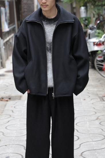 【新品】Circle melton blouson サークル メルトン ブルゾン YOKE Melton Stand Collar Zip Blouson - DIMPLE