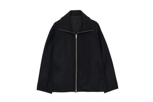 <img class='new_mark_img1' src='https://img.shop-pro.jp/img/new/icons2.gif' style='border:none;display:inline;margin:0px;padding:0px;width:auto;' />YOKE / Melton Stand Collar Zip Blouson(BLACK)