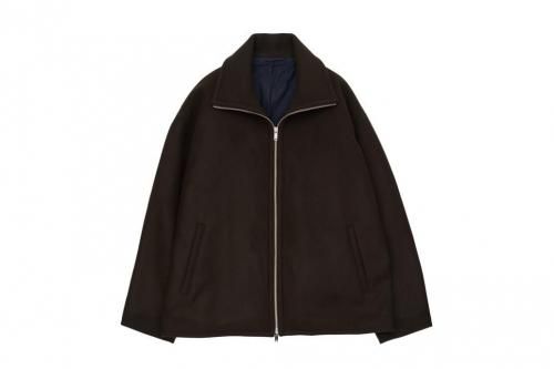 <img class='new_mark_img1' src='https://img.shop-pro.jp/img/new/icons2.gif' style='border:none;display:inline;margin:0px;padding:0px;width:auto;' />YOKE / Melton Stand Collar Zip Blouson(BROWN)