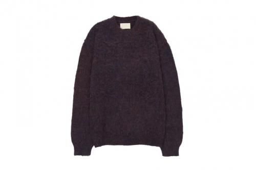 <img class='new_mark_img1' src='https://img.shop-pro.jp/img/new/icons2.gif' style='border:none;display:inline;margin:0px;padding:0px;width:auto;' />YOKE / 3Color Mix Baby Alpaca Crewneck Sweater(BROWN NAVY)