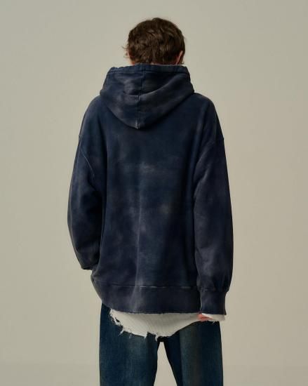 ANCELLM | アンセルム SWITCHING HOODIE(D.PURPLE) / スイッチング