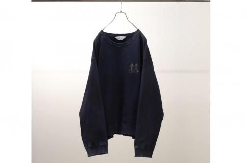 <img class='new_mark_img1' src='https://img.shop-pro.jp/img/new/icons2.gif' style='border:none;display:inline;margin:0px;padding:0px;width:auto;' />ANCELLM / BRIDGE SWEAT SHIRT(NAVY)
