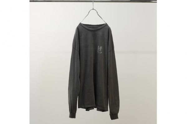 ANCELLM アンセルム L/S Tシャツ 2024SS ブラック ANCELLM | アンセルム BRIDGE L/S T-SHIRT(BLACK) / ブリッジL/S TEE