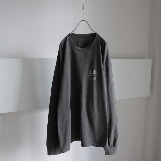 ANCELLM | アンセルム BRIDGE L/S T-SHIRT(BLACK) / ブリッジL/S TEE