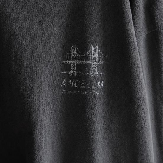 ANCELLM | アンセルム BRIDGE L/S T-SHIRT(BLACK) / ブリッジL/S TEE