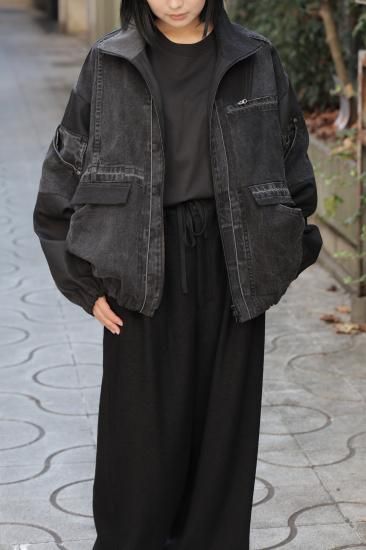 rebuild denim blouson \