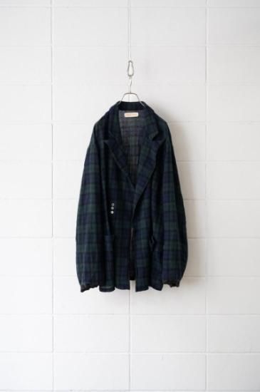 barbell object / wool coat(CHECK)通販サイト - 京都取扱い店舗