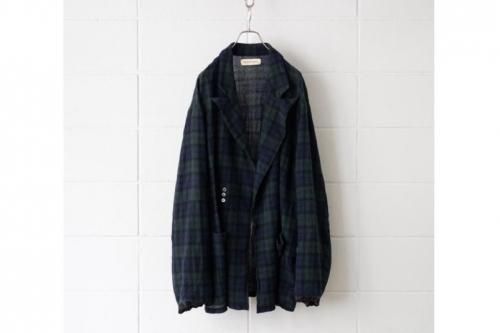 <img class='new_mark_img1' src='https://img.shop-pro.jp/img/new/icons2.gif' style='border:none;display:inline;margin:0px;padding:0px;width:auto;' />barbell object / wool coat(CHECK)