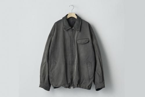 <img class='new_mark_img1' src='https://img.shop-pro.jp/img/new/icons2.gif' style='border:none;display:inline;margin:0px;padding:0px;width:auto;' />ssstein / SULFUR DYED WHIP CORD VINTAGE ZIP JACKET(BLACK)
