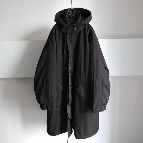 Gurank / Timberline dyed parka(BLACK) / ティンバーラインダイ