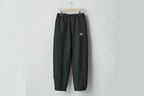 <img class='new_mark_img1' src='https://img.shop-pro.jp/img/new/icons2.gif' style='border:none;display:inline;margin:0px;padding:0px;width:auto;' />ssstein  UMBRO / LINEN/NYLON TRACK TROUSERS(BLACK)
