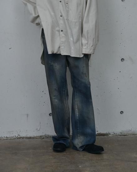 ANCELLM | アンセルム AGING MIDDLE STRAIGHT 5P DENIM PANTS(INDIGO