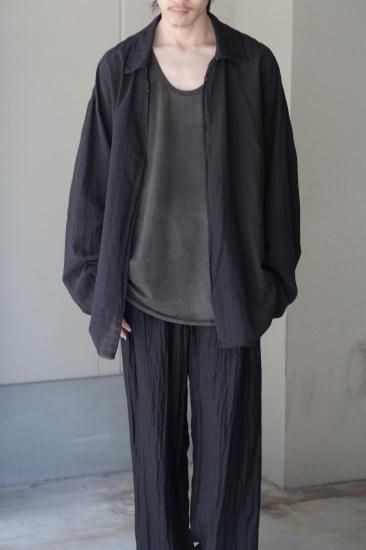 ANCELLM | アンセルム UNEVENNESS TANK TOP(BLACK) / ダメージタンク