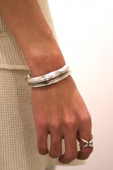 ACE by morizane / triangle thin cuff(Antique silver) 通販