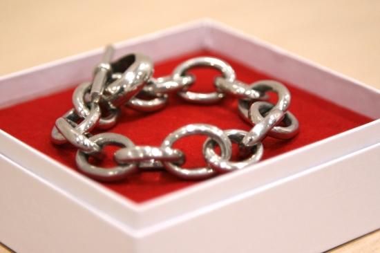 ACE by morizane / oval chain bracelet(Antique silver) 通販