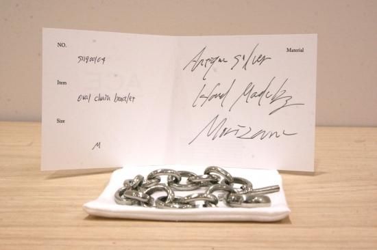 ACE by morizane / oval chain bracelet(Antique silver) 通販サイト