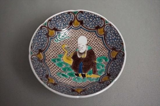 宮本忠夫作 九谷色絵寿老人図 高台杯 - 九谷焼 製造販売専門店 宮本忠夫作 九谷色絵寿老人図 高台杯 - 九谷焼 製造販売専門店