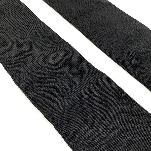 薄手シルクレッグウォーマー,ブラック,40cm,ぐいーんと伸びる