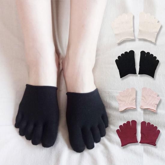 絹糸屋さんの『あしゆびのはだぎ。』シルクつま先五本指カバーソックス