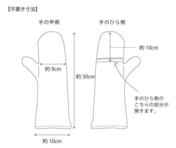 紫外線・UV対策】絹糸屋さんの『おてての御守り。』指先カバー付き